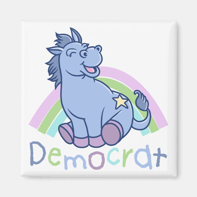 Imã Baby Democrat Donkey (Frente)