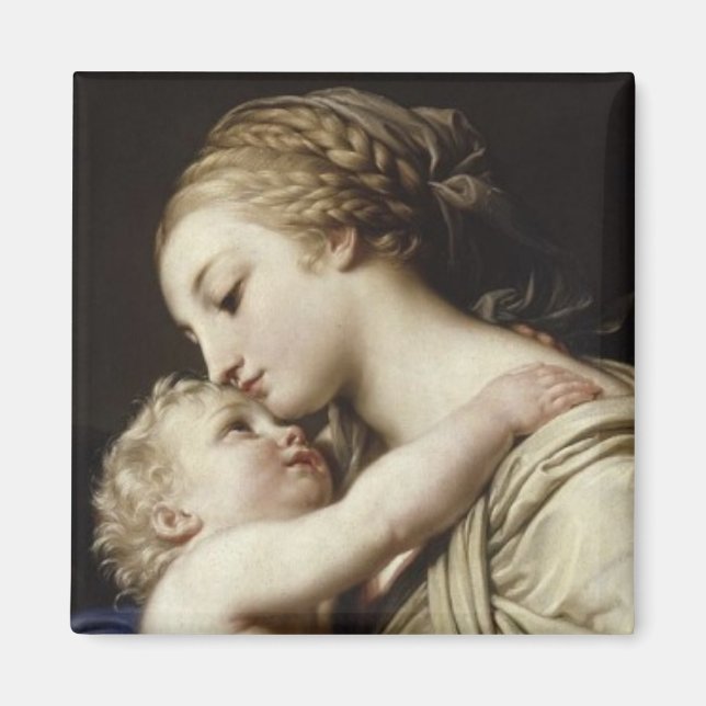 Imã Baby Jesus e Mary (Frente)