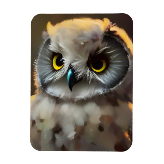 Ímã Baby Owl (Vertical)