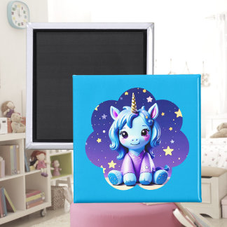 Imã Baby Unicorn In PJ's Magnet
