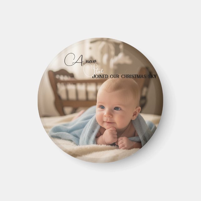 Imã Baby's First Christmas  (Frente)