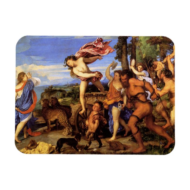 Ímã Bacchus e Ariadne por Titian (Horizontal)