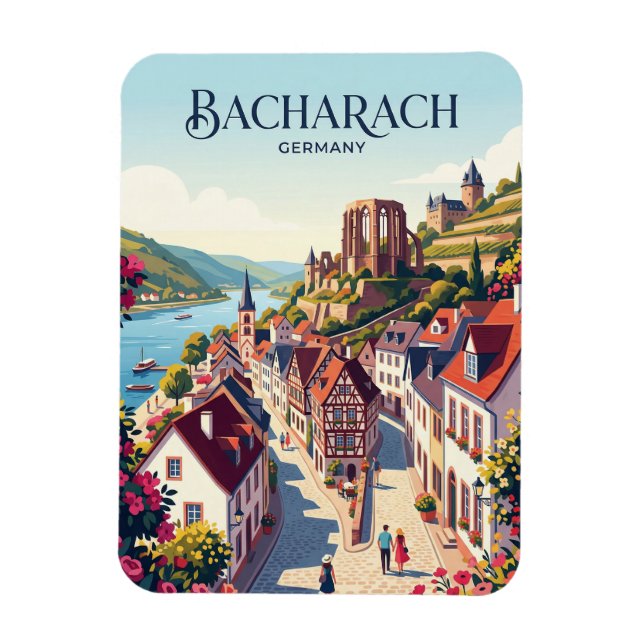 Ímã Bacharach Alemanha (Vertical)