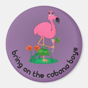 Imã Bachelorette/ímã do flamingo