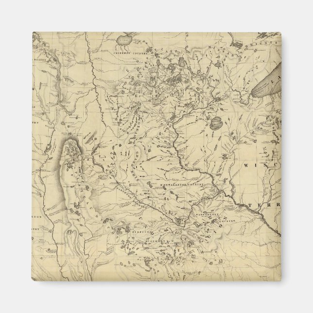 Imã Bacia Hidrográfica do Rio Mississippi (Frente)