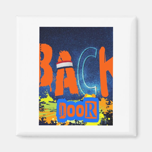 Imã “back Door Chemistry” Design Chiffon Top  (Frente)