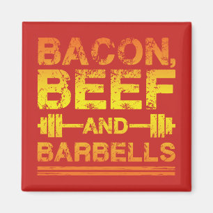 Imã Bacon, Carne De Bovino, Barbelas - Motivação De Fo