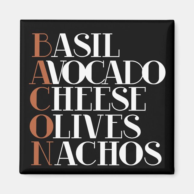 Imã Bacon Chef Gourmet (Frente)