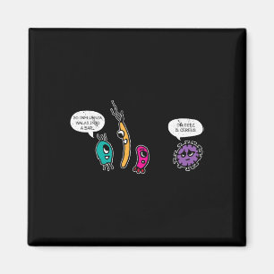 Imã Bactérias Funny Pun Biology