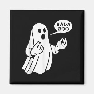 Imã Bada Boo Fantasma Italiano Camiseta Divertida de H