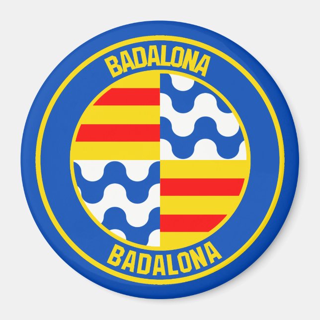 Imã Badalona Round Emblem (Frente)