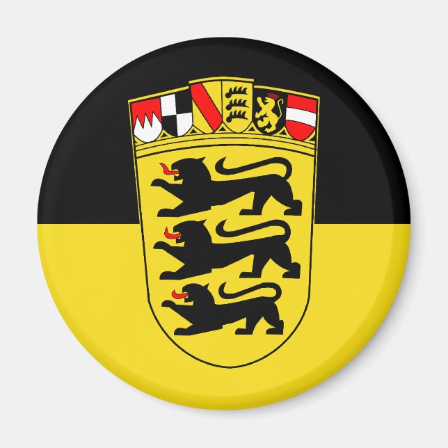 Imã Baden-Württemberg (State, Greater Arms), Alemanha (Frente)