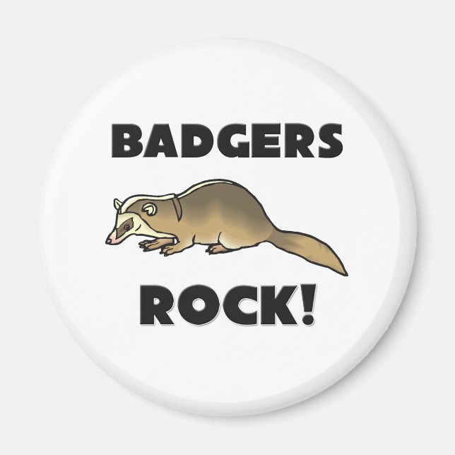Imã Badgers Rock (Frente)