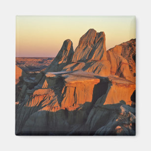 Imã Badlands no Parque Nacional Theodore Roosevelt