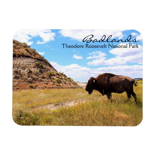 Ímã Badlands of North Dakota Magnet (Horizontal)