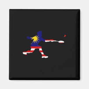 Imã Badminton, Bandeira da Malásia, Racquet Shuttle Me