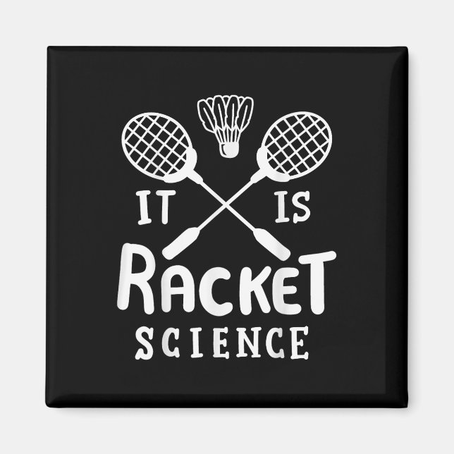 Imã Badminton É A Ciência De Racket (Frente)