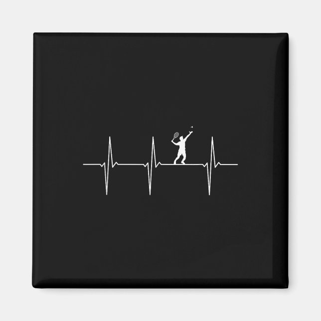 Imã Badminton Ecg Frequência Do Pulso Do Pulso Do Puls (Frente)