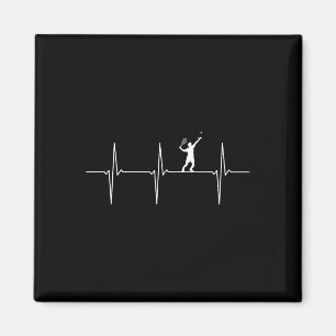 Imã Badminton Ecg Frequência Do Pulso Do Pulso Do Puls
