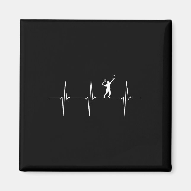 Imã Badminton Ecg Frequência Do Pulso Do Pulso Do Puls (Frente)