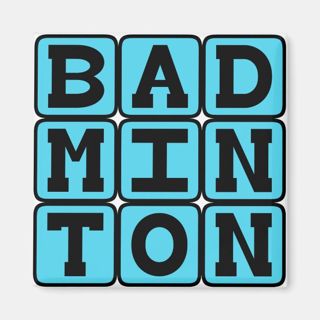 Imã Badminton, Esporte de Raquete (Frente)