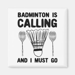Imã Badminton Está Chamando Badminton De Badminton.