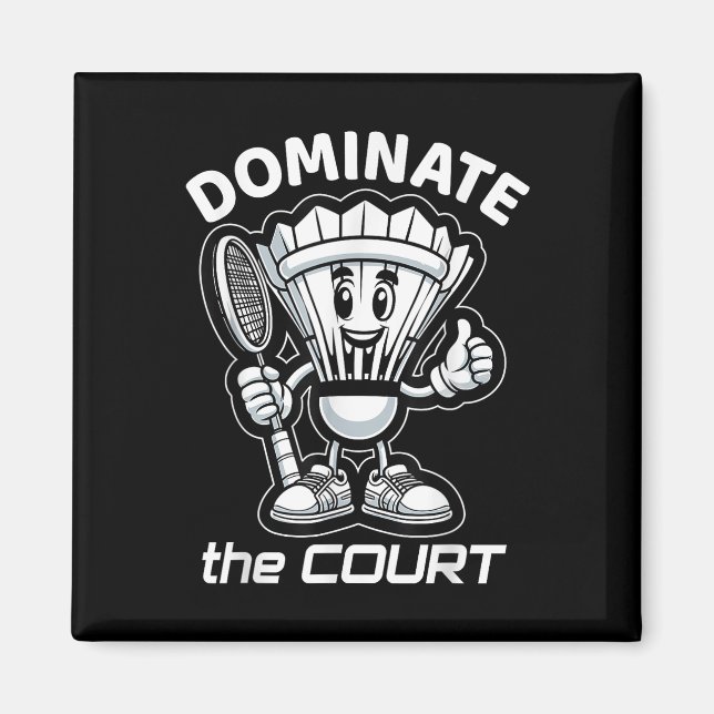 Imã Badminton Forever Cartoon Shuttle E Racket Graph (Frente)