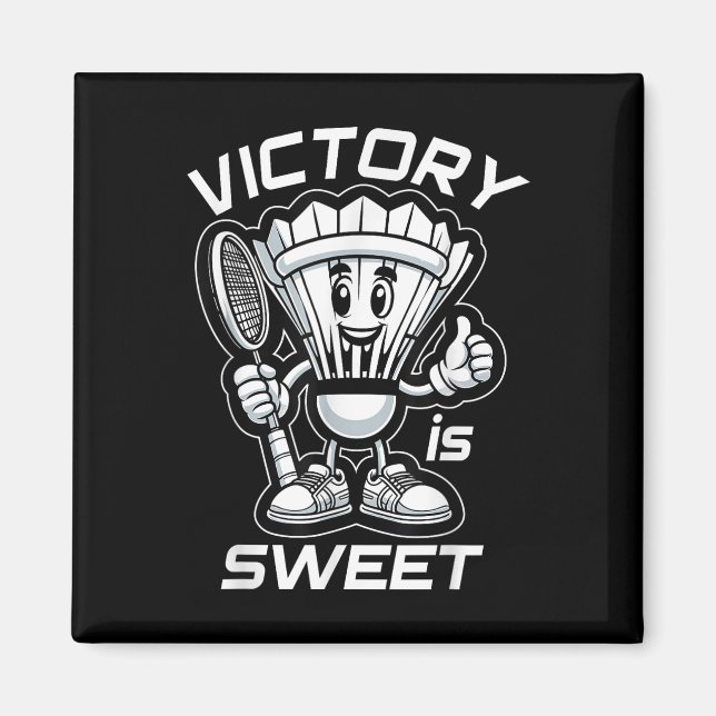 Imã Badminton Forever Cartoon Shuttle E Racket Graph (Frente)