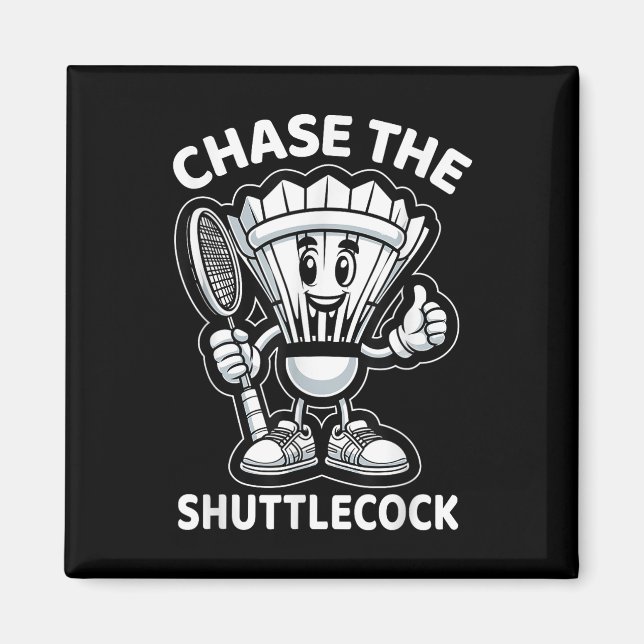 Imã Badminton Forever Cartoon Shuttle E Racket Graph (Frente)