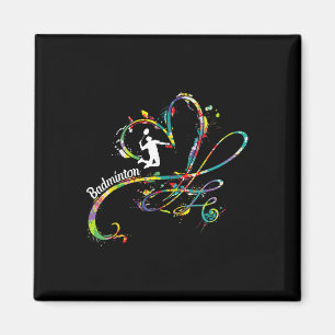 Imã Badminton Game Player Shuttle Player Badminton