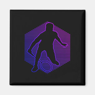 Imã Badminton Jogador de Badminton Homens Mulheres Pet