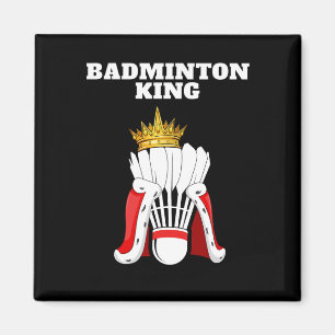 Imã Badminton King Mens Jogador de Badminton Shirt Ba