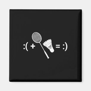 Imã Badminton Love Shuttle Racquet Sport Badminton