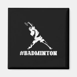 Imã Badminton Lover Engraçado do treinador do jogador 