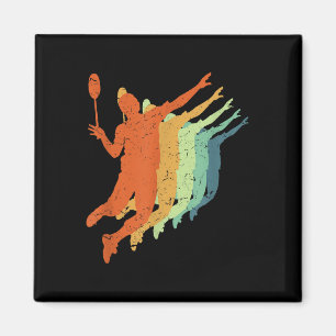Imã Badminton, Men Women Kids, Retro, Vintage, Badmint