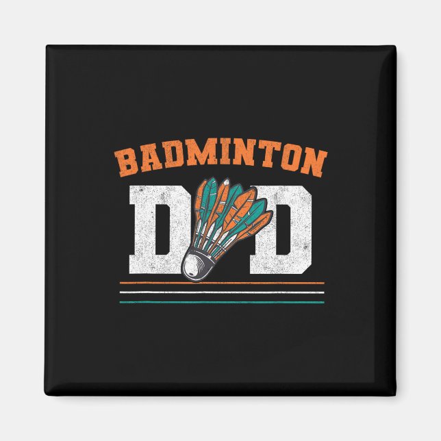 Imã Badminton Pai Shuttle Padre Men Badminton (Frente)
