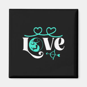 Imã Badminton-player Jogo Shuttle Yin-yang-love Badmin