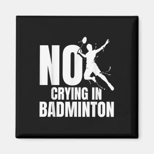 Imã Badminton Racket Sem Jogador De Churrasco A Chorar