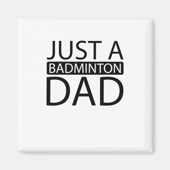 Imã Badminton Shuttle Racket - Apenas Um Badminto (Frente)