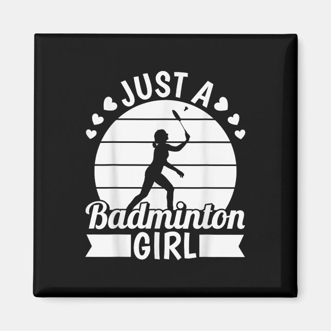 Imã Badminton Shuttle Racket - Apenas Um Badminto (Frente)