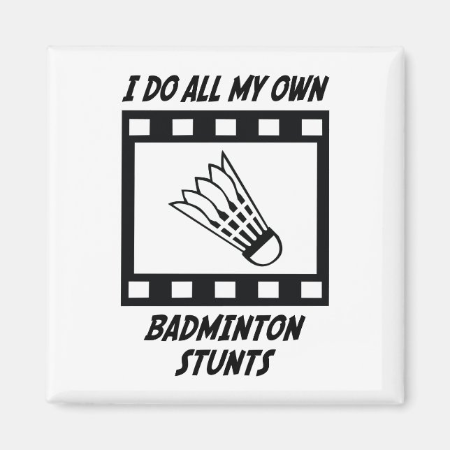 Imã Badminton Stunts (Frente)