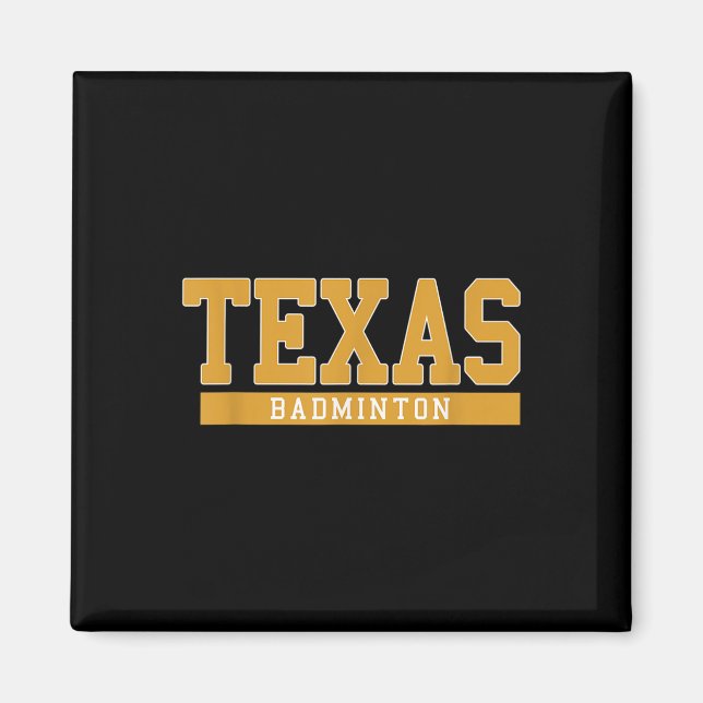 Imã Badminton Texas  (Frente)