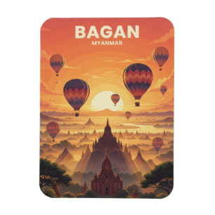 Ímã Bagan Myanmar Viagens