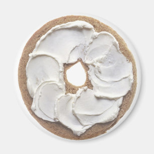 Imã Bagel com queijo creme