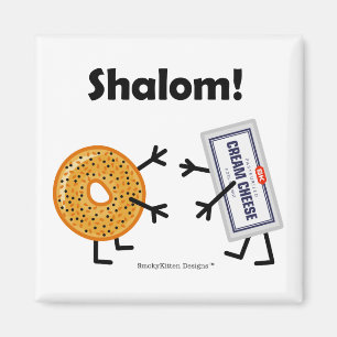 Imã Bagel & queijo creme - Shalom!