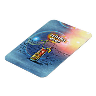 Ímã Bahama Mama Cocktail Bebe Magnet