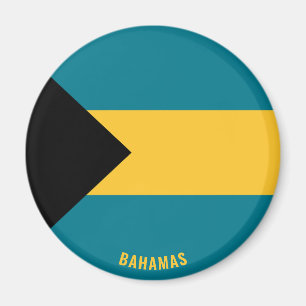 Imã Bahamas Bandeira Magnet Patriótico