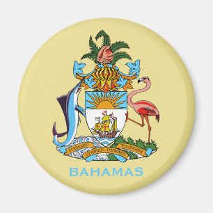 Imã Bahamas Coat of Arms Magnet
