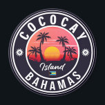 Imã Bahamas das ilhas Coco Cay Vintage Souvenirs 80s<br><div class="desc">CocoCay,  Bahamas Cartão postal design de Natal excelente ou presente de aniversário para fãs das praias do CocoCay e da costa do Pacífico. O bonito verão vibes design é um presente perfeito para amantes de viagem e fãs de destinos tropicais.</div>