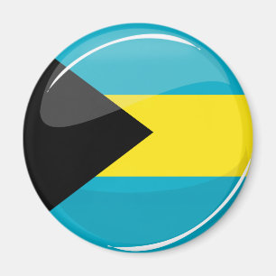 Imã Bahamas embandeiram circularmente e lustroso